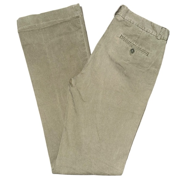 Theory Women’s Size 6 Dark Khaki Tan Brushed Cotton Chino Pants - Picture 1 of 10